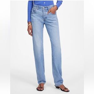 Madewell The Dean Easy Straight Jean
